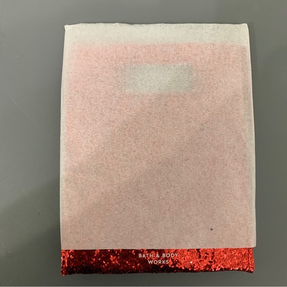BBW Red Mini Glitter Gift Bag Reusable Bath & Body Works - Picture 2 of 2